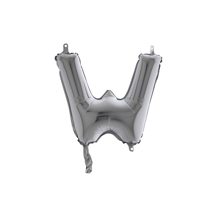 Bokstavsballong Silver 35 cm bild 24
