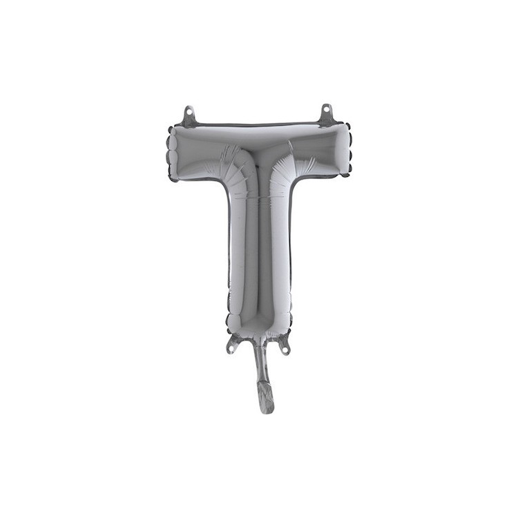 Bokstavsballong Silver 35 cm bild 21