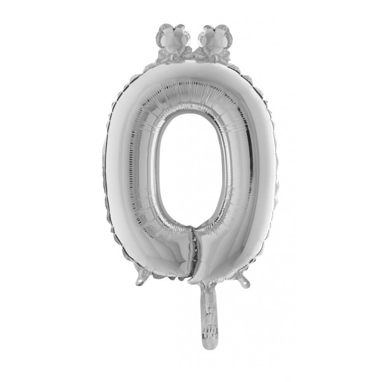 Bokstavsballong Silver 35 cm bild 30
