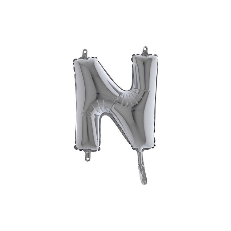 Bokstavsballong Silver 35 cm bild 15