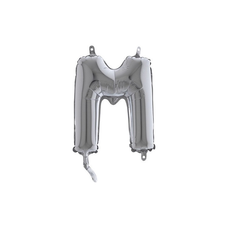 Bokstavsballong Silver 35 cm bild 14