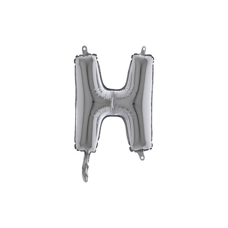 Bokstavsballong Silver 35 cm bild 9