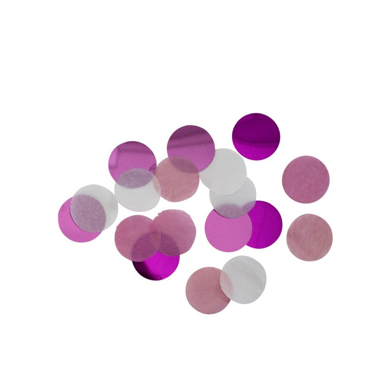 Papperskonfetti Rosa mix
