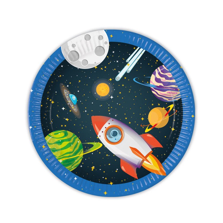 Papperstallrikar Rymdkalas