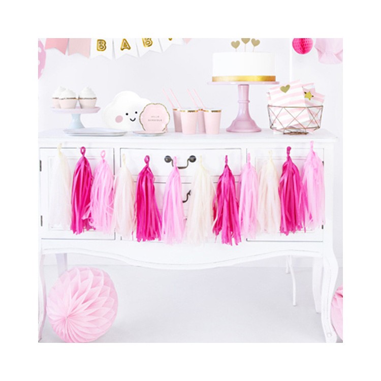 Girlang Tassels Rosamix bild 4