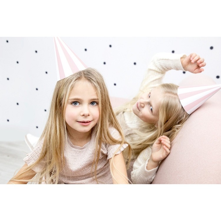 Partyhattar Randiga Rosa bild 2