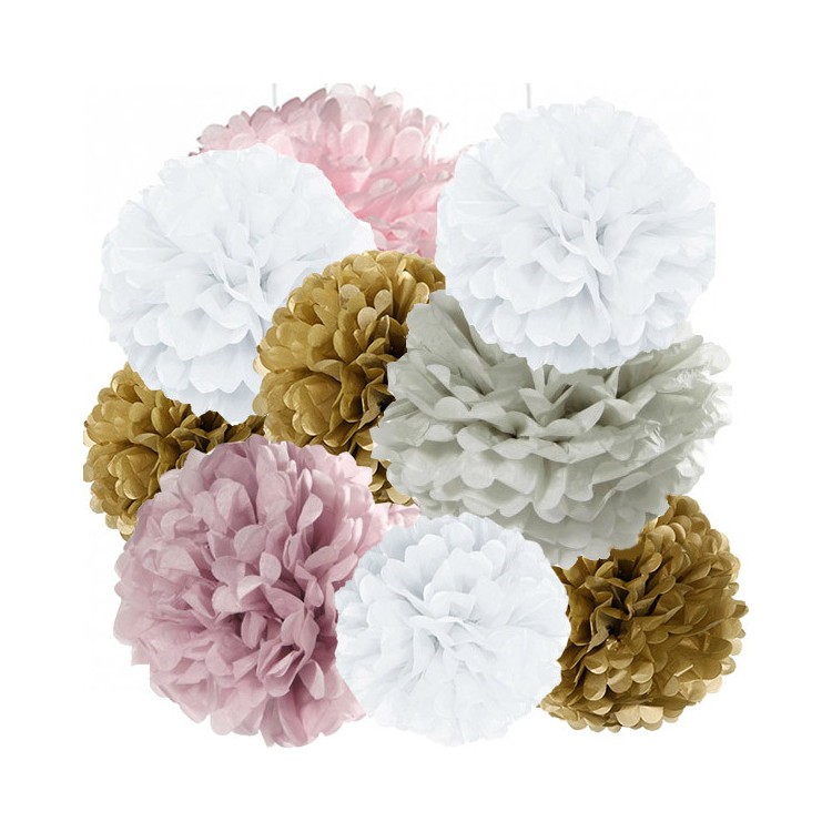 Pom Pom Delux Rosa/Guld