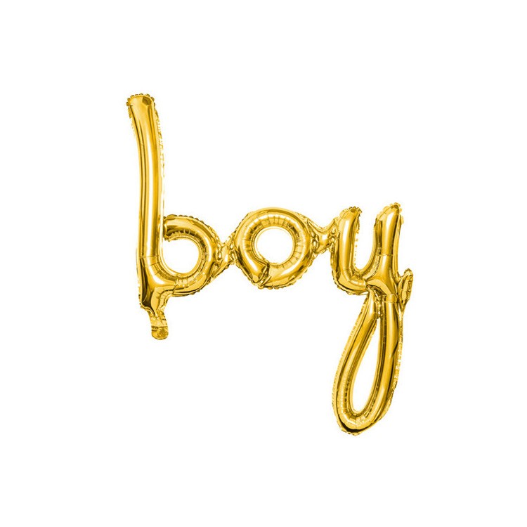 Folieballong Boy Guld bild 2