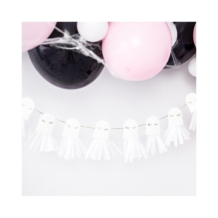 Pappersgirlang Spöken med Tassels bild 5