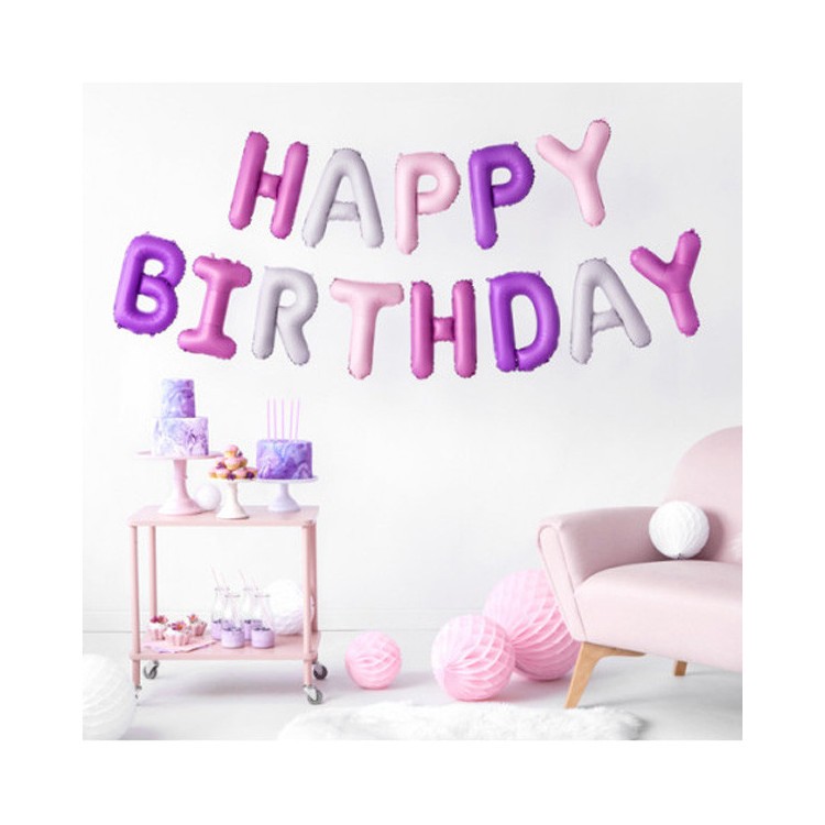 Girlang Folieballonger HB Rosa bild 2