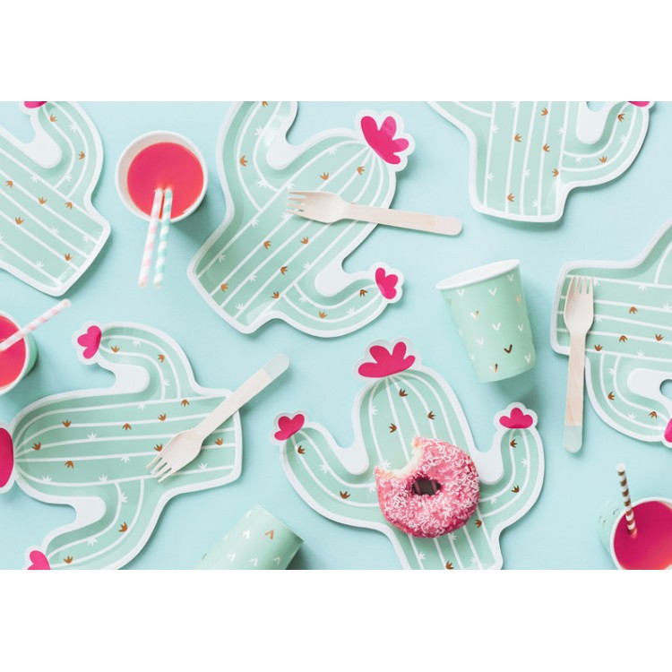 Papperstallrikar Kaktus bild 3