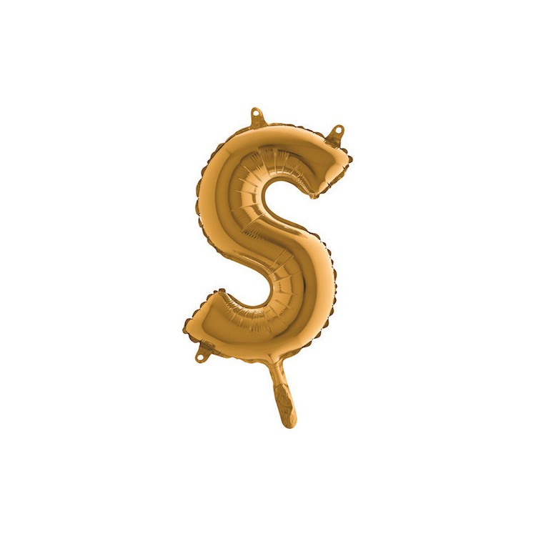 Bokstavsballong Brons 35 cm bild 20