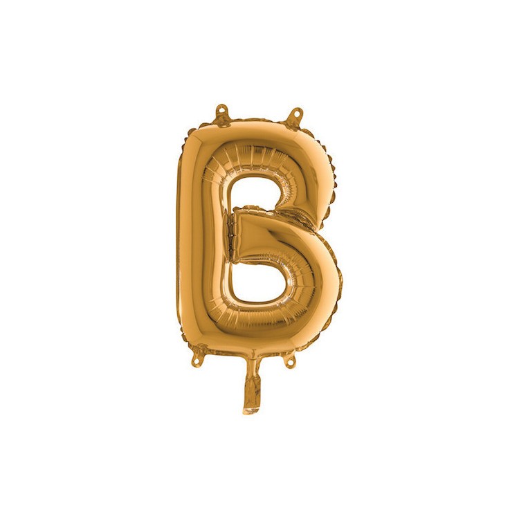 Bokstavsballong Brons 35 cm bild 3