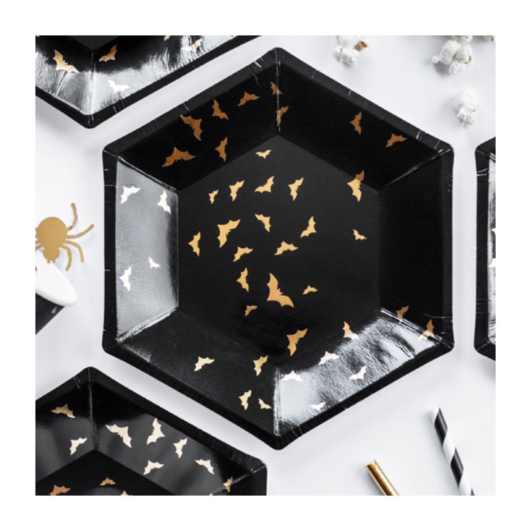 Pappersassietter Fladdermöss Guld