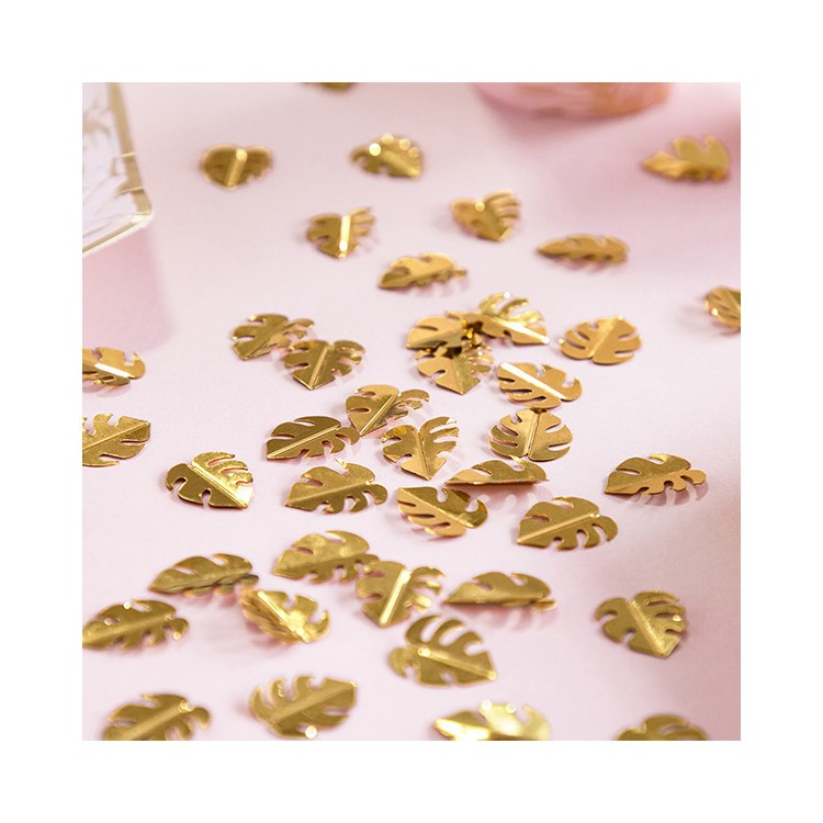 Konfetti Palmblad Guld bild 3