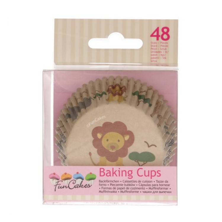 Muffinsformar Safaridjur