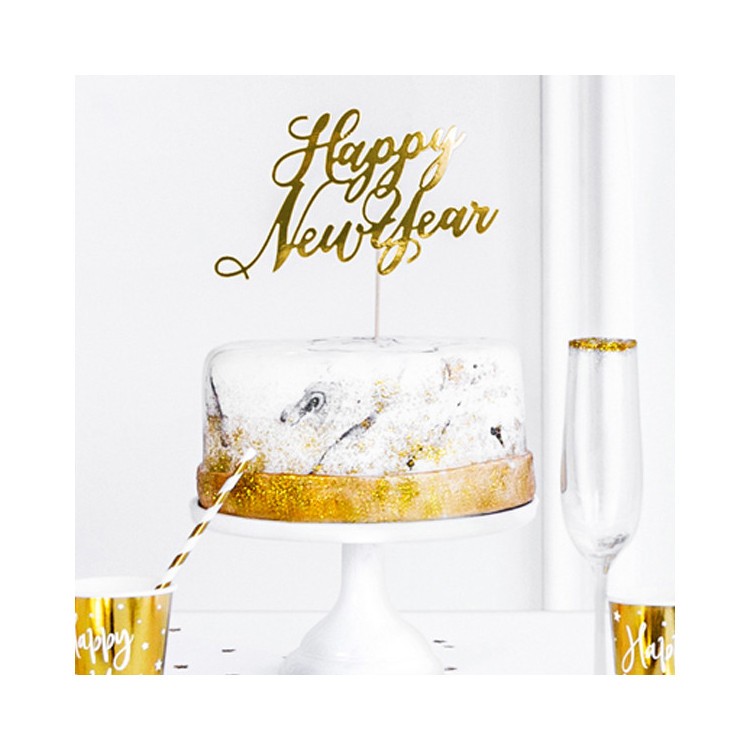 Cake Topper Happy New Year bild 4