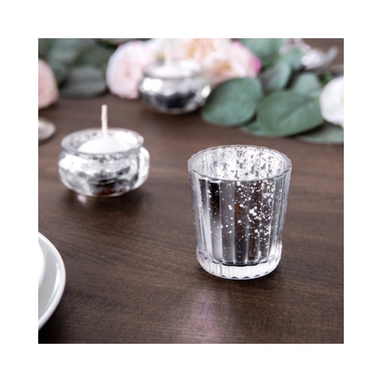 Ljuslykta Glas, Silver