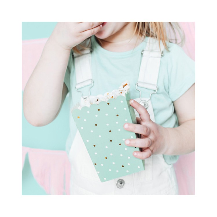 Popcornbägare Ljusturkos bild 2