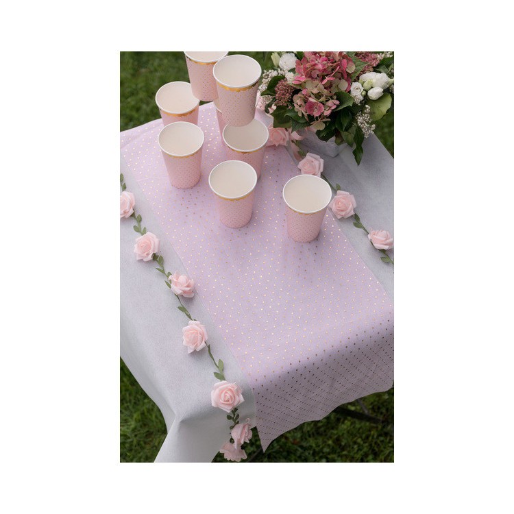 Girlang med rosa rosor bild 2