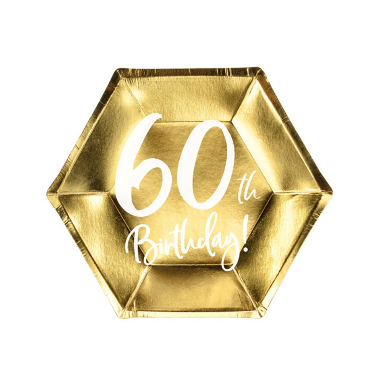 Pappersassietter 60 år Guld