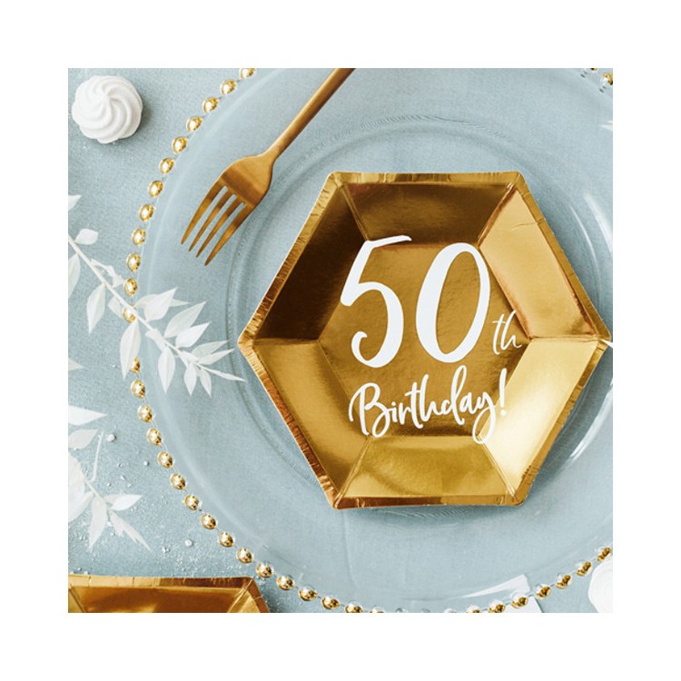 Pappersassietter 50 år Guld bild 2