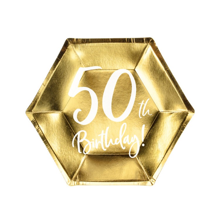 Pappersassietter 50 år Guld