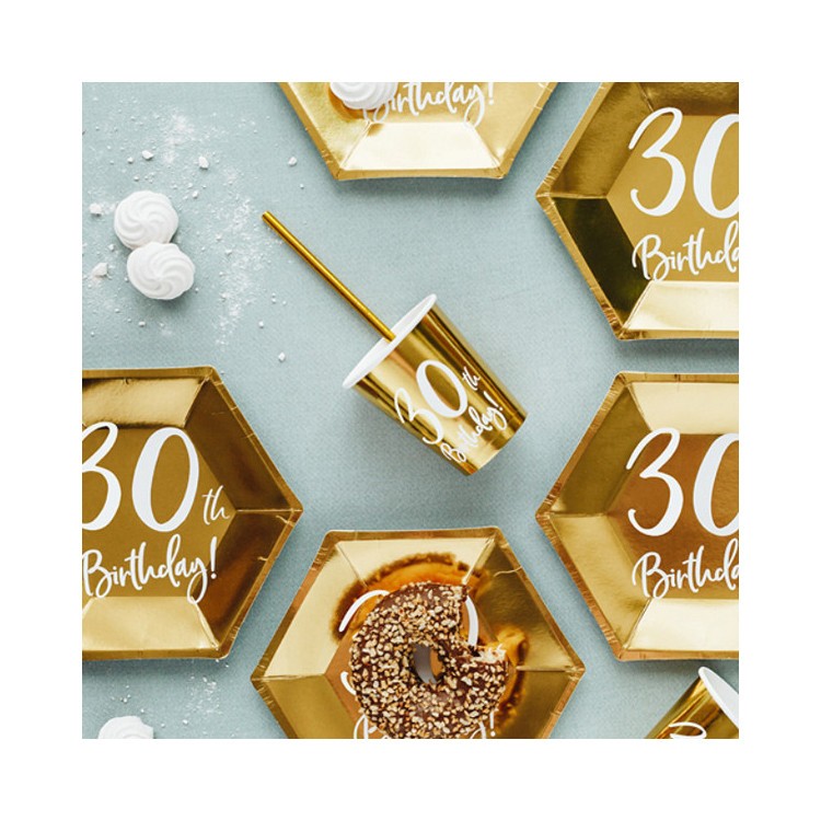 Pappersassietter 30 år Guld bild 3