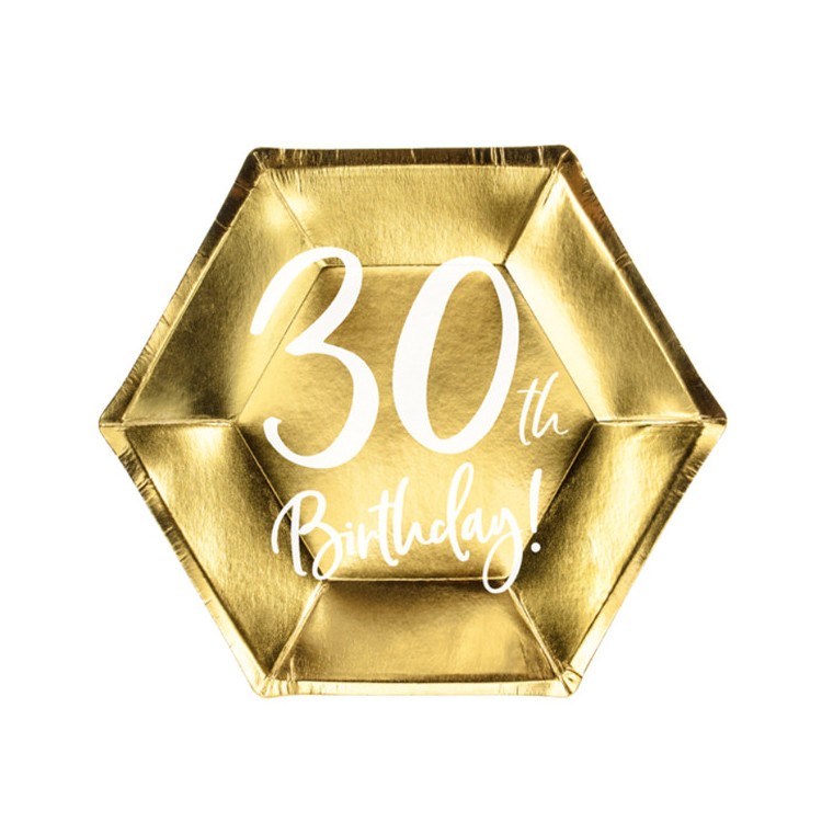 Pappersassietter 30 år Guld