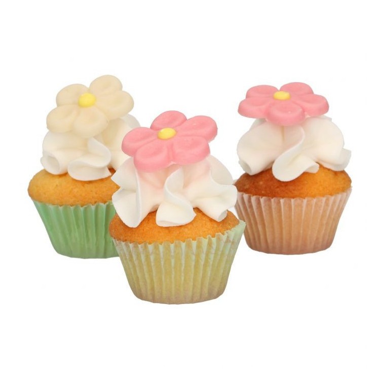 Tårtdekorationer Marsipan Blommor bild 3