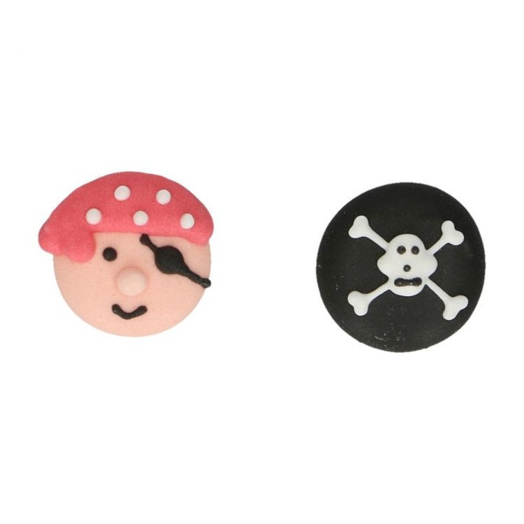 Sockerdekorationer Pirat bild 2