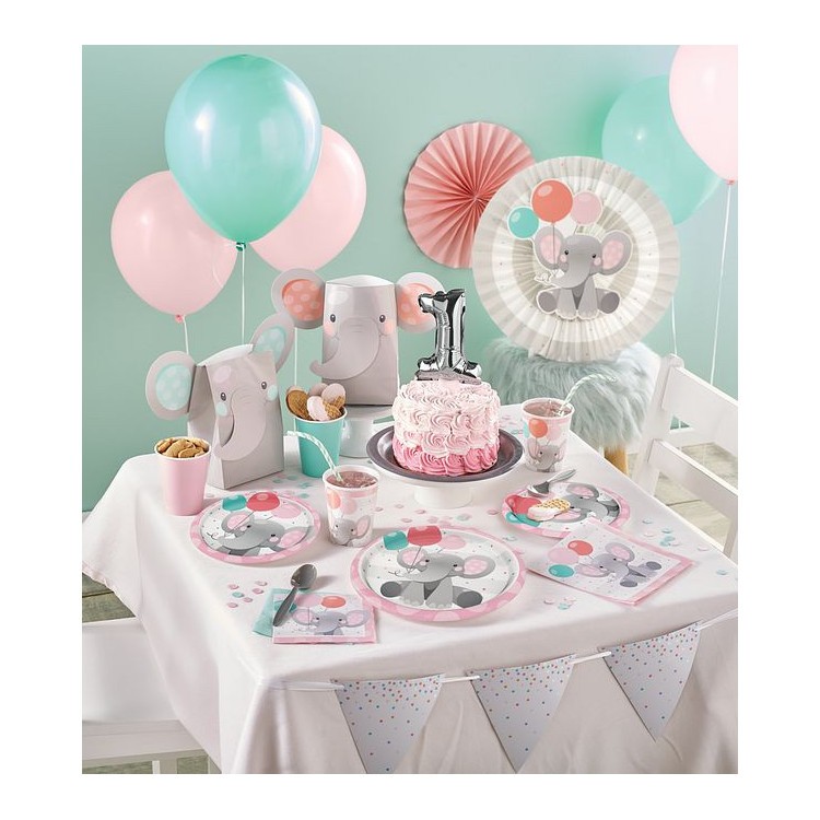 Kalaspåsar Bedårande Elefant Rosa bild 2