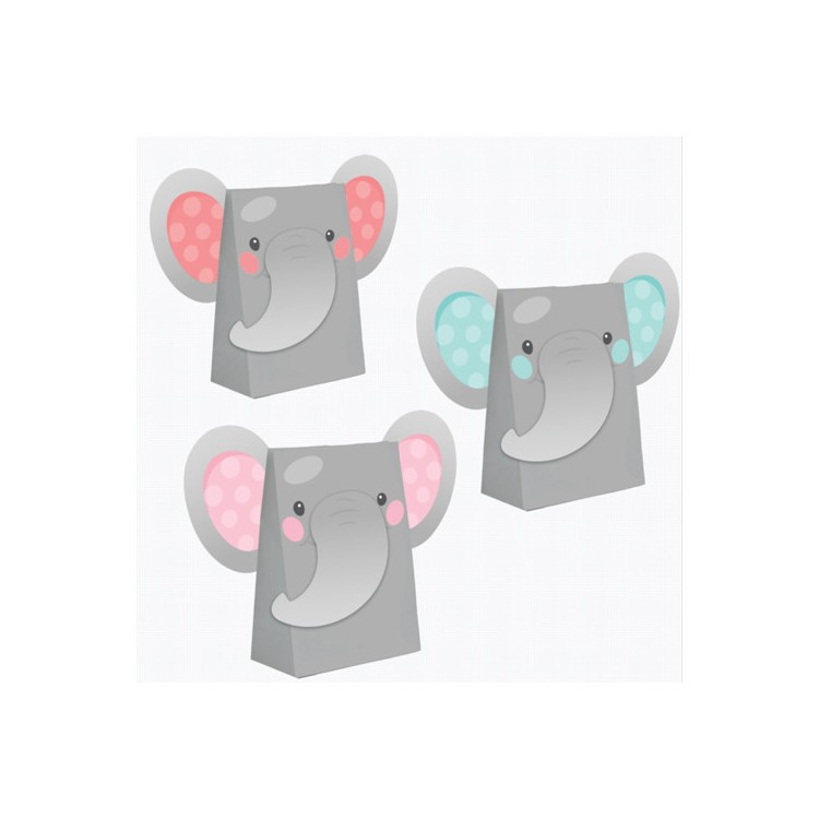 Kalaspåsar Bedårande Elefant Rosa