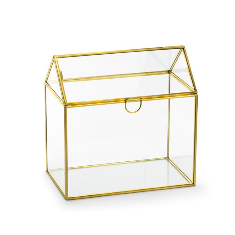 Kortlåda, Korthus av glas