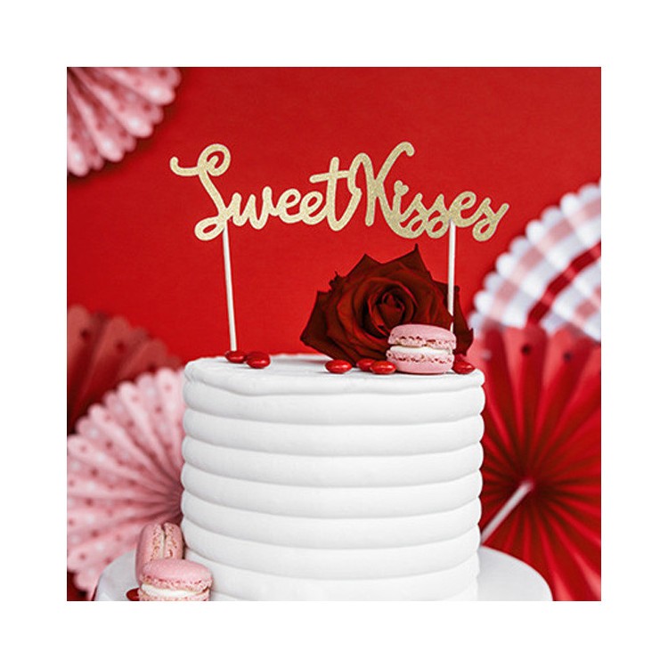 Cake Topper Sweet Kisses bild 3