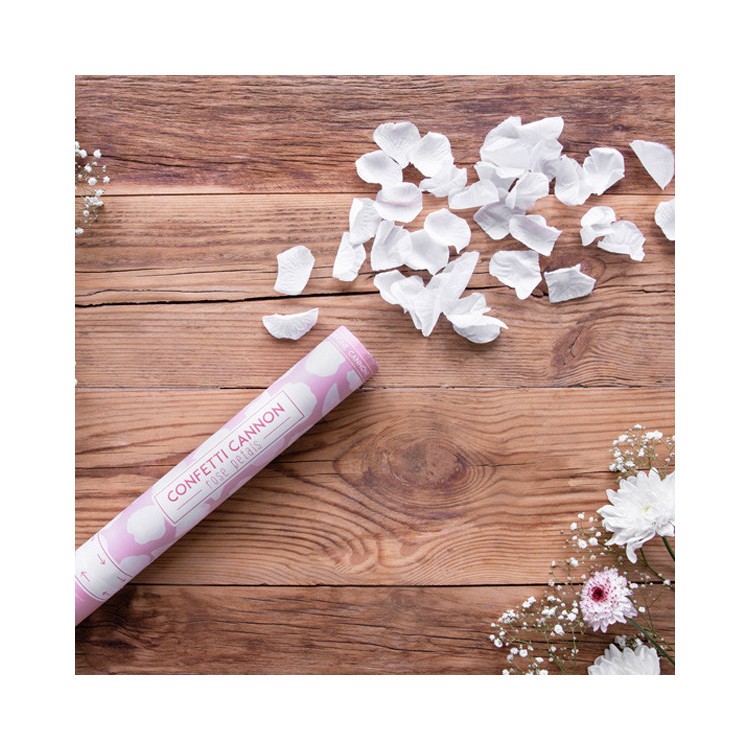 Konfettikanon Rosenblad Vita bild 3