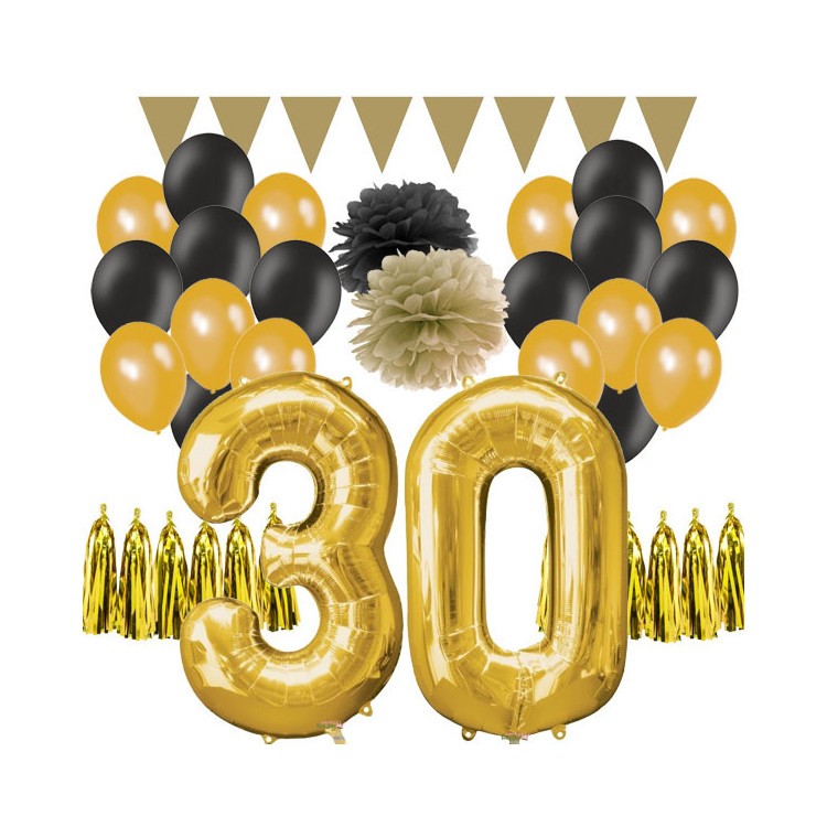 Dekorationskit 30 år Guld