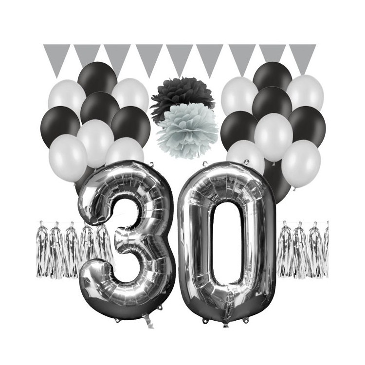 Dekorationskit 30 år Silver