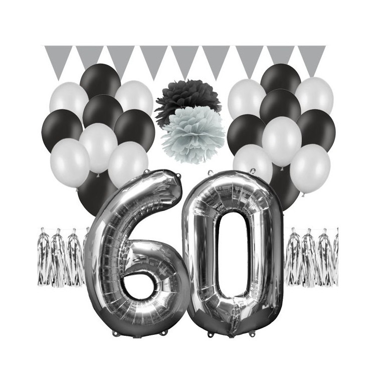 Dekorationskit 60 år Silver