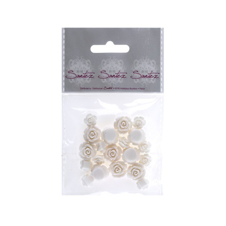 Konfetti Vita Rosor bild 4