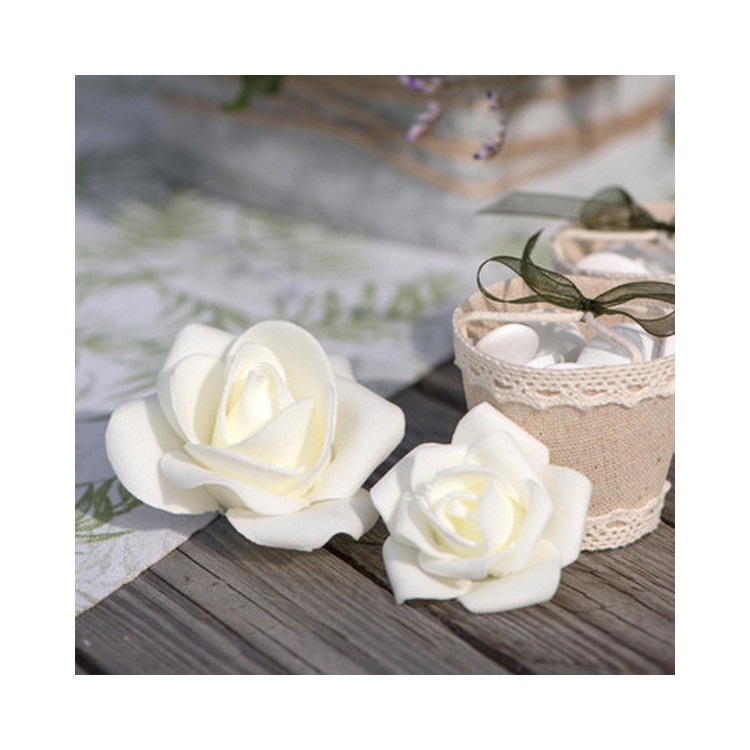 Dekoration Vita Rosor 9-pack bild 4