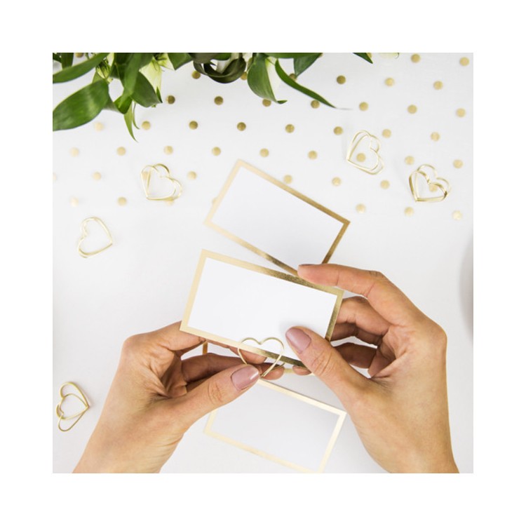 Korthållare för placeringskort Guldhjärta bild 5