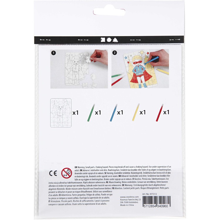 Pysselset Pussel Superhjälte bild 3