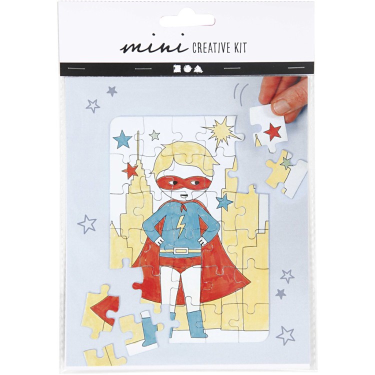 Pysselset Pussel Superhjälte bild 2