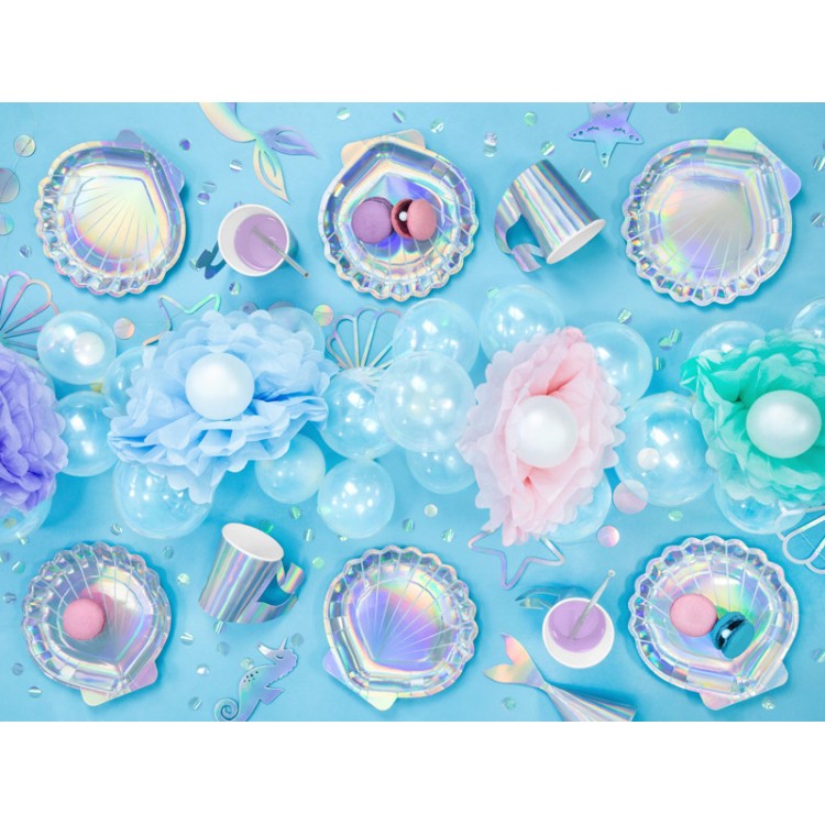 Pappersassietter Mermaid Snäcka bild 6