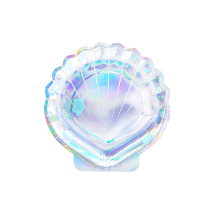 Pappersassietter Mermaid Snäcka