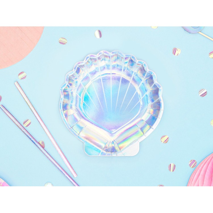 Pappersassietter Mermaid Snäcka bild 3