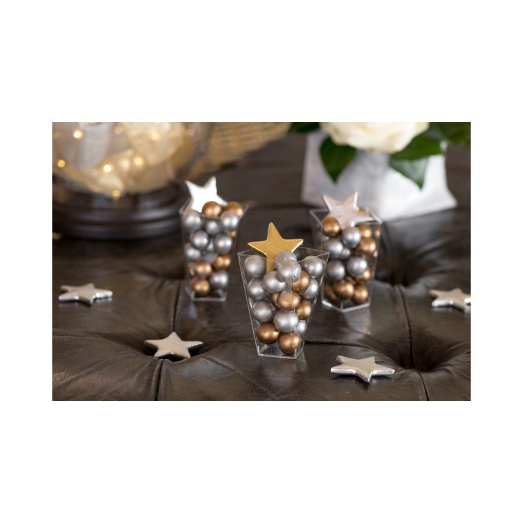 Dekoration Stjärnor Silver bild 3