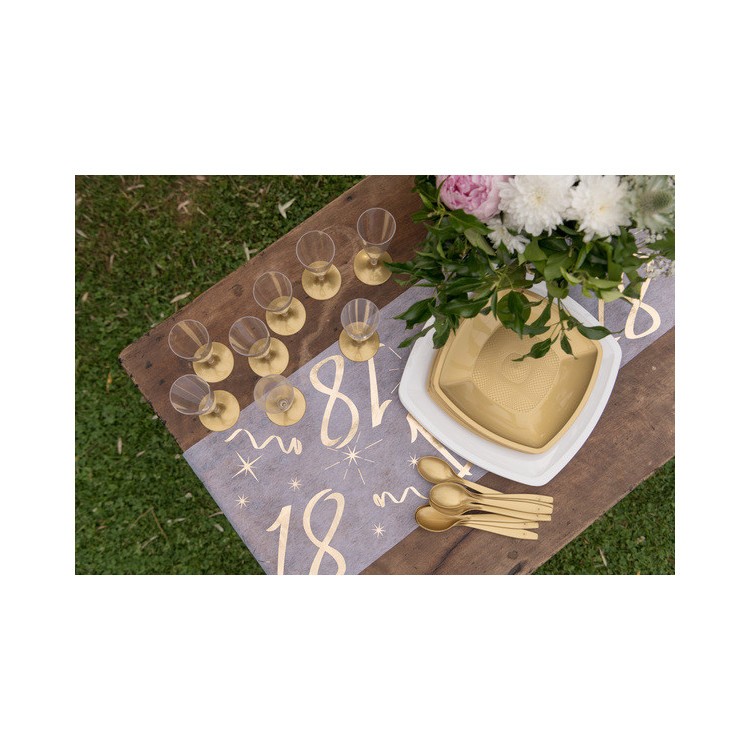 Bordslöpare 30 år Vit bild 2