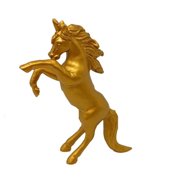 Tårtdekoration Enhörning Guld